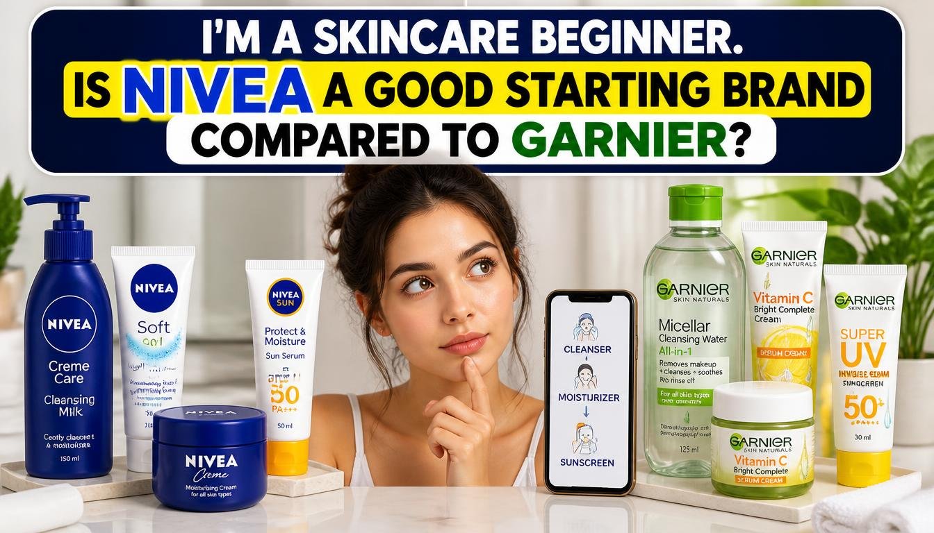 i'm a skincare beginner. is nivea a good starting brand compared to garnier?
