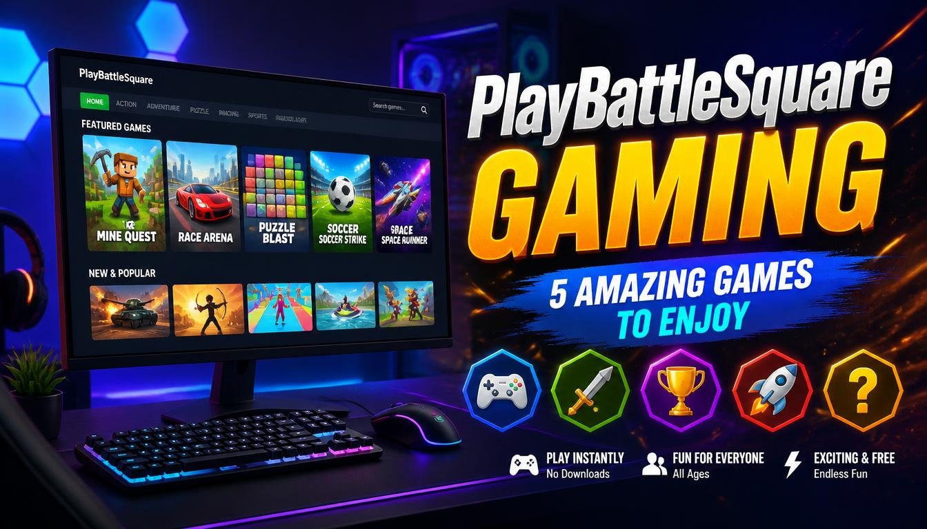Playing Games on Blog PlayBattleSquare